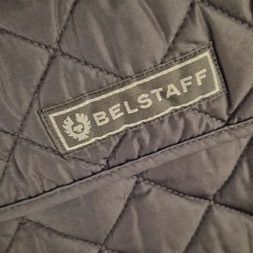 BELSTAFF Romania Black Quilted Sz 54 XL Mens Hunting Style‎ Full Button Vest